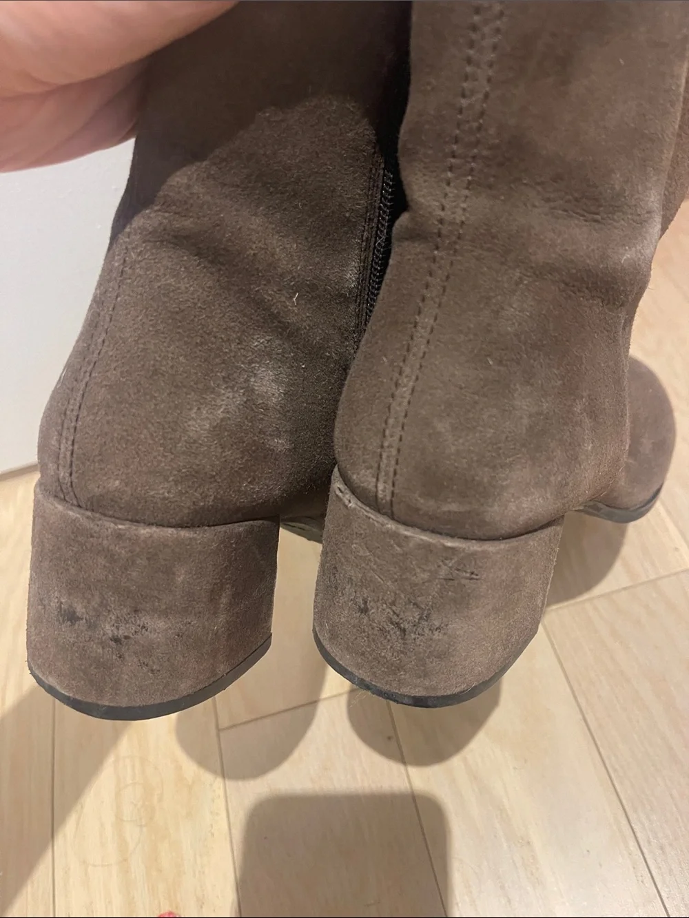 Vagabond Taupe Suede Ankle Boots